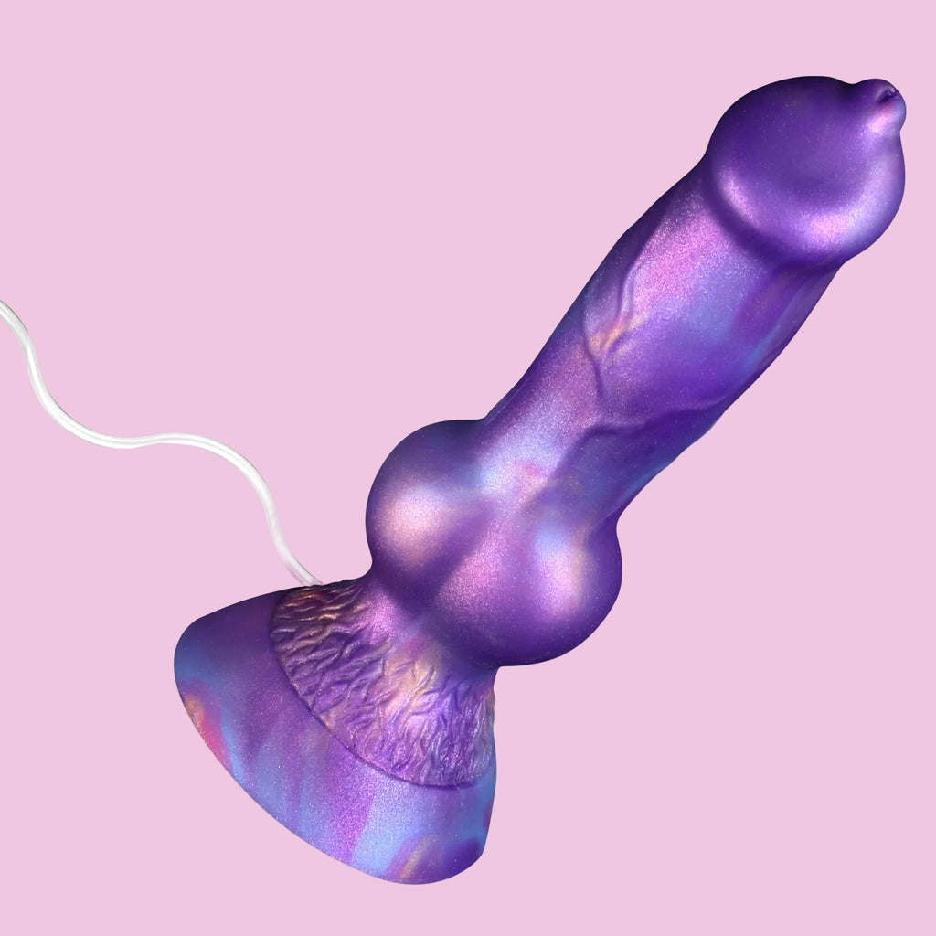 Lila Penetration Toys Knotted Dog Squirtingdildo