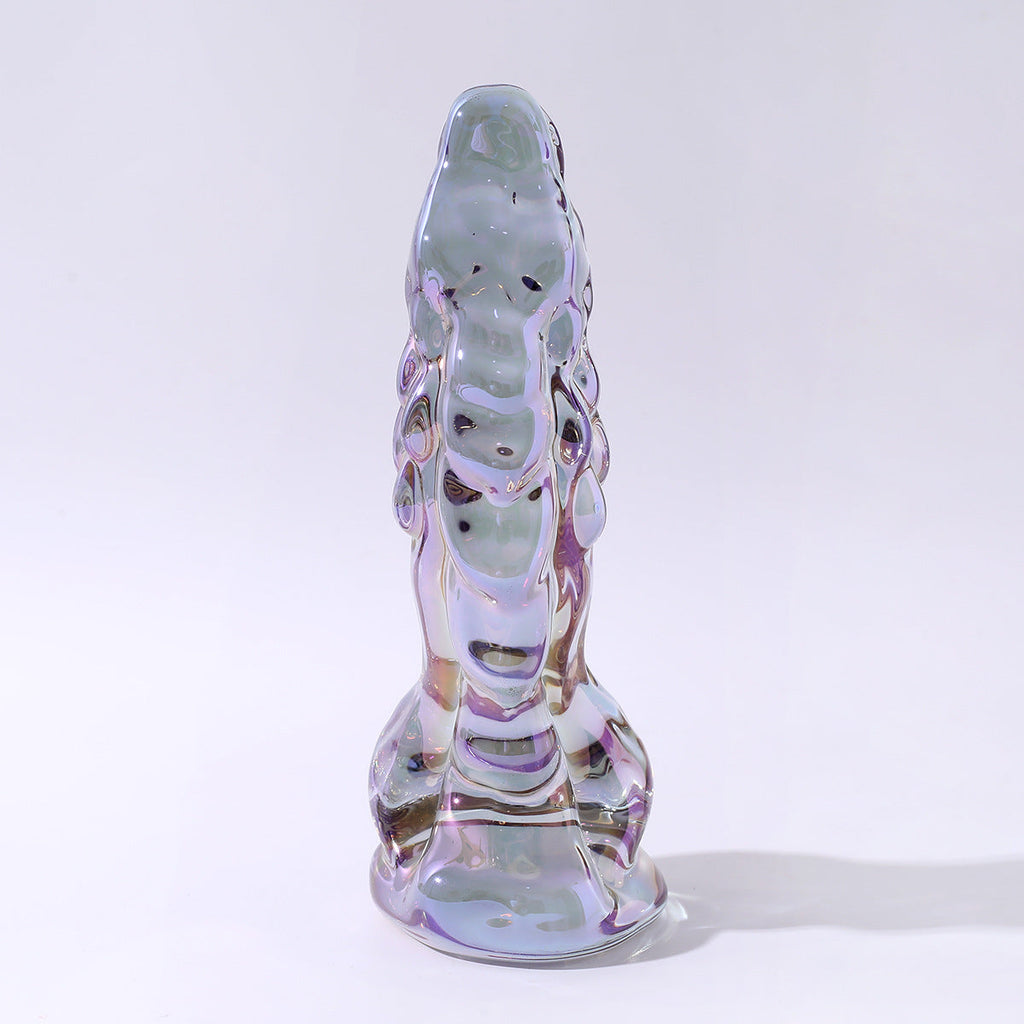16 CM Klar Dragon Glas Fantasy Dildo