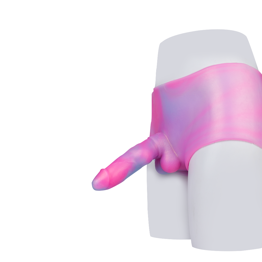 18 CM Rosa Monster Knot Dildo Höschen