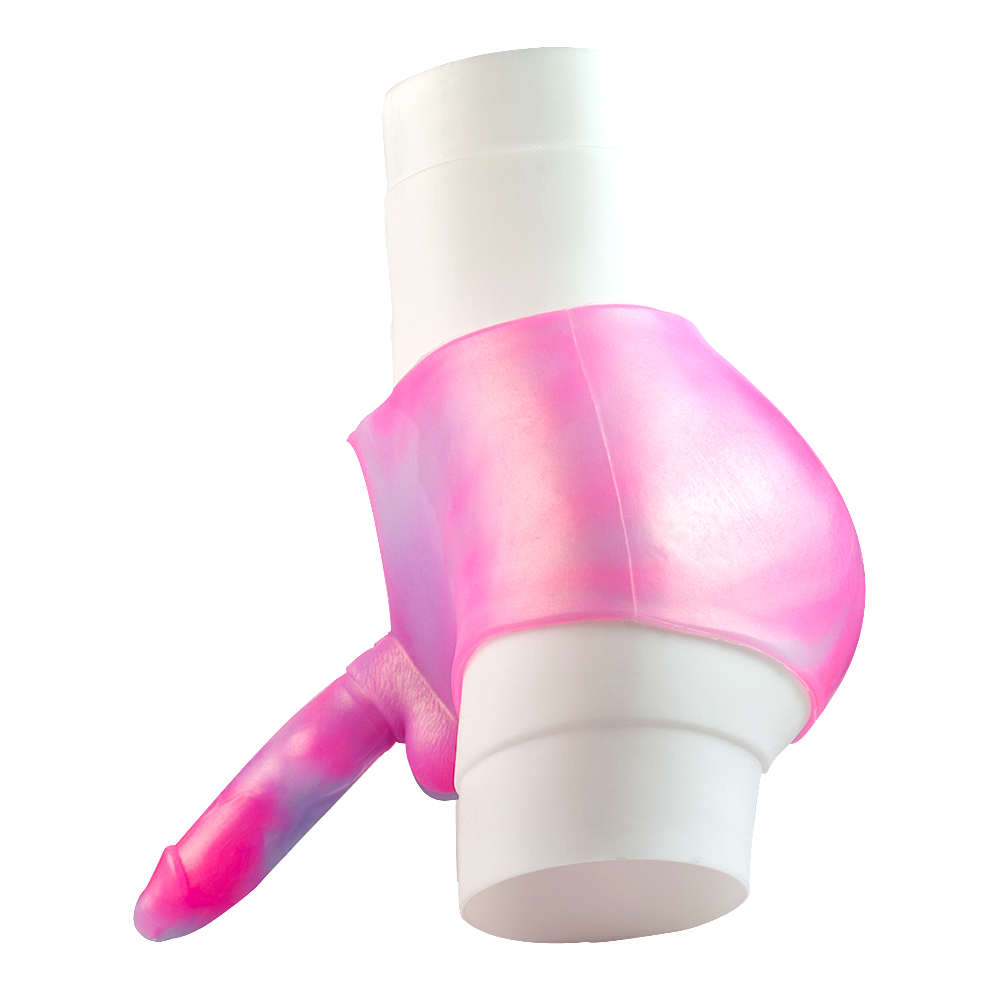 18 CM Rosa Monster Knot Dildo Höschen