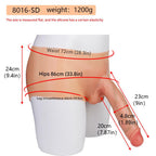 23 CM Realistic Big Silicone Dildo Höschen
