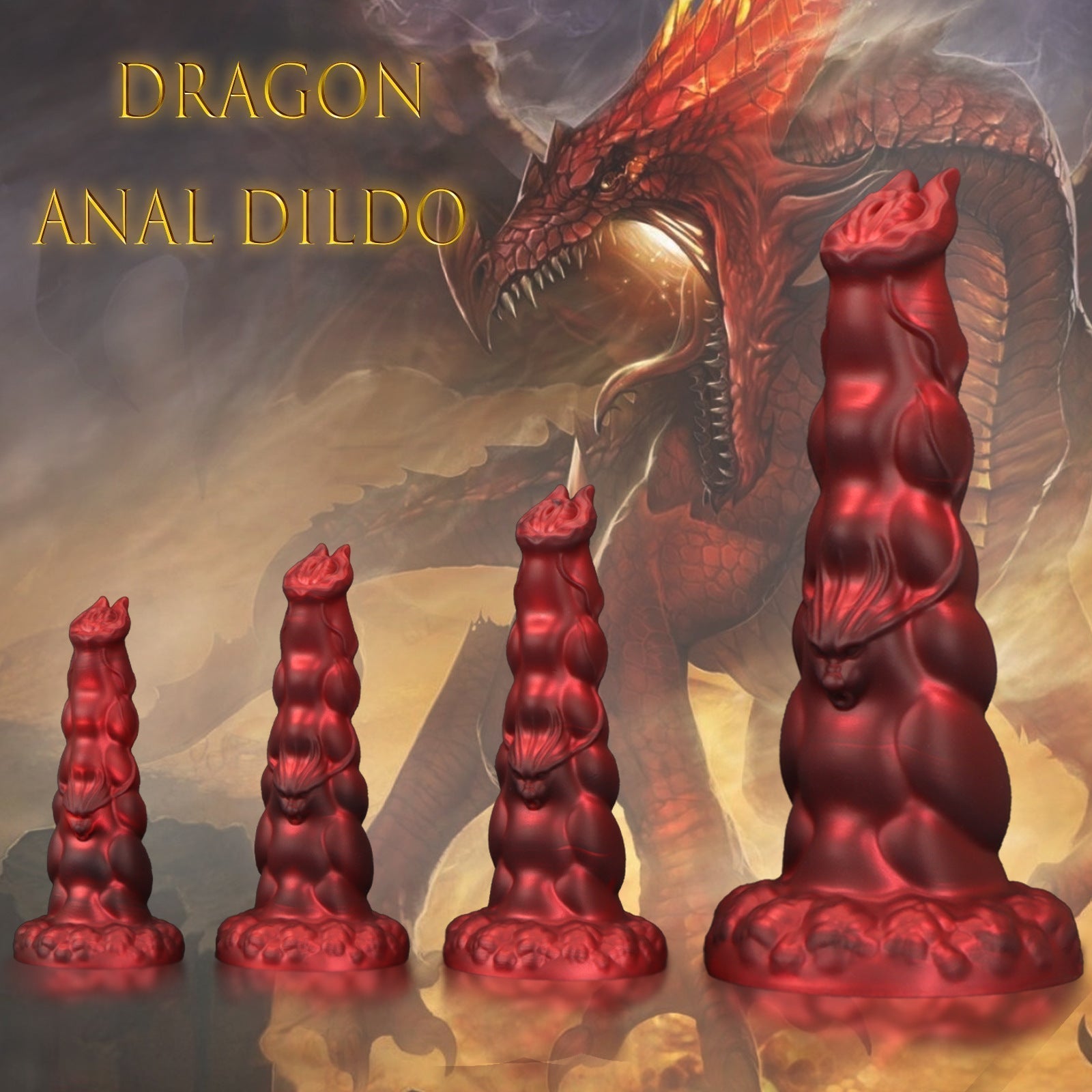 Rot Dragon Silicone Monster Anal Dildo