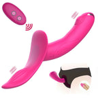 Vibratir Tragbar Höschen Strapless Dildo