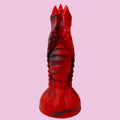 22 CM Rot Starker Saugnapf Silicone Dragon Dildo