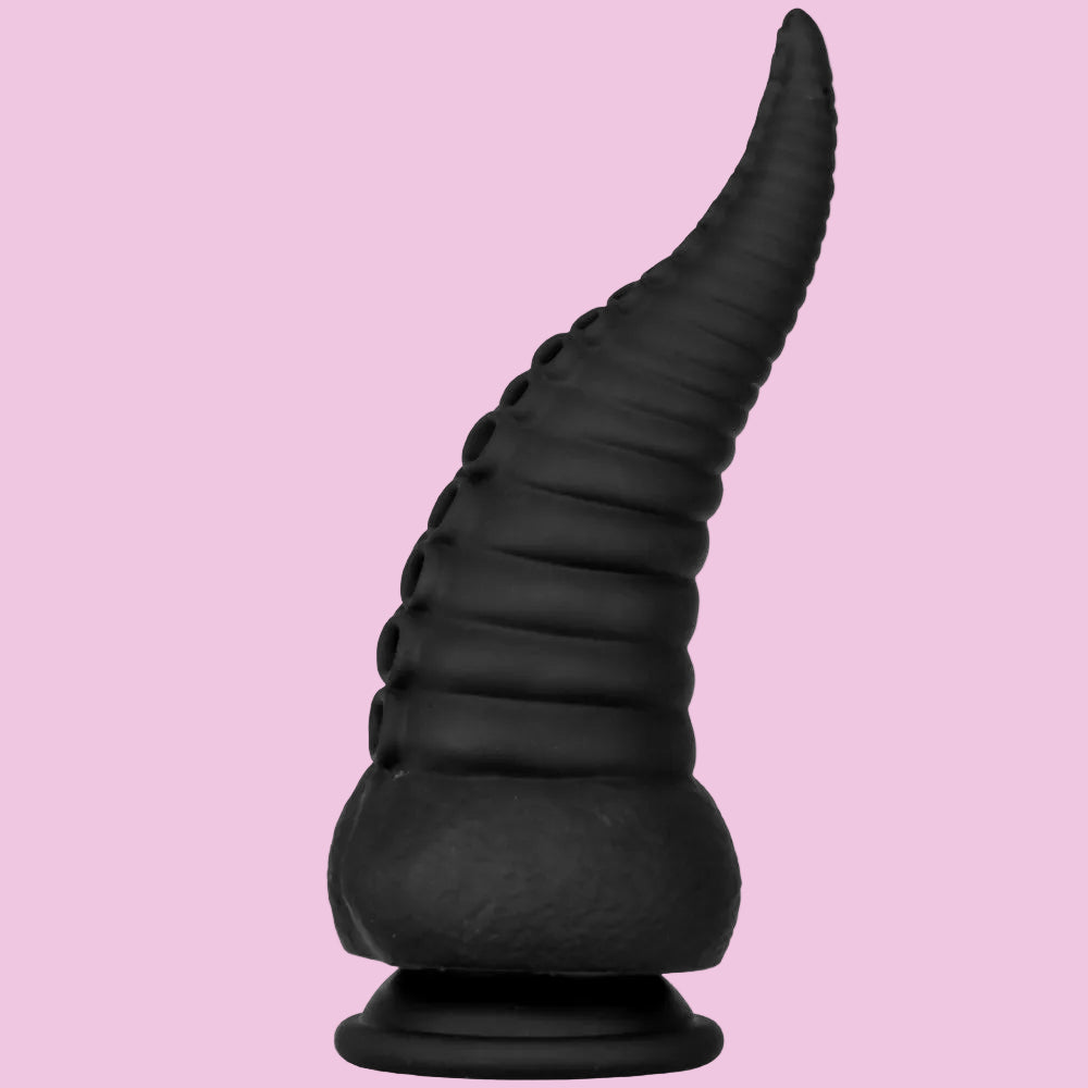20 CM Schwarz Analpulg Thick Tentakel Dildo