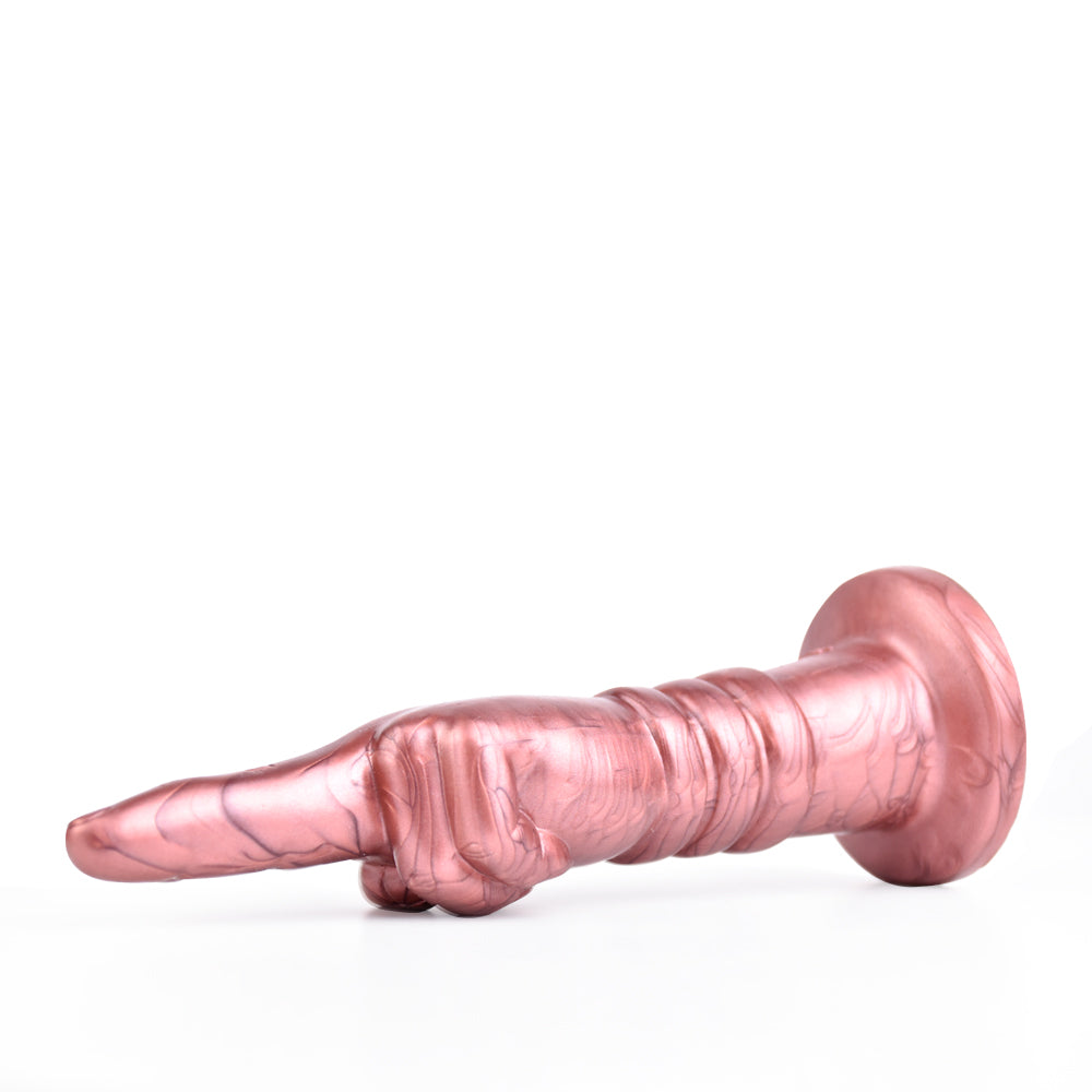 19 CM Zwei Finger Silicone Fisting Dildo Butt Plug