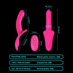 Vibratir Tragbar Höschen Strapless Dildo