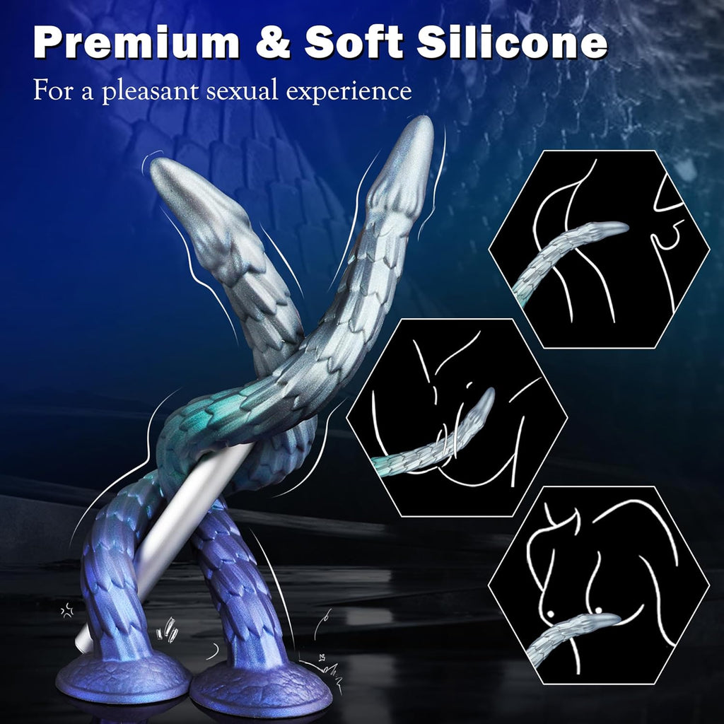 51CM Tentacle Long Soft Dragon Dildo