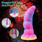 20 CM Erhabene Texturen Fantasy Leuchten Dragon Dildo