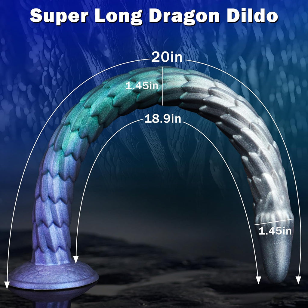 51CM Tentacle Long Soft Dragon Dildo