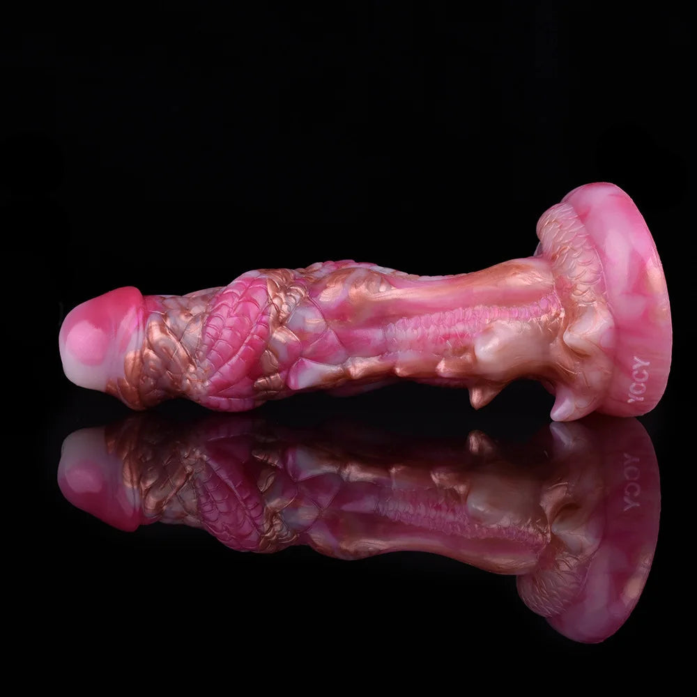 20 CM Rosa Dragon Stachelig Vibrator Monster Dildo