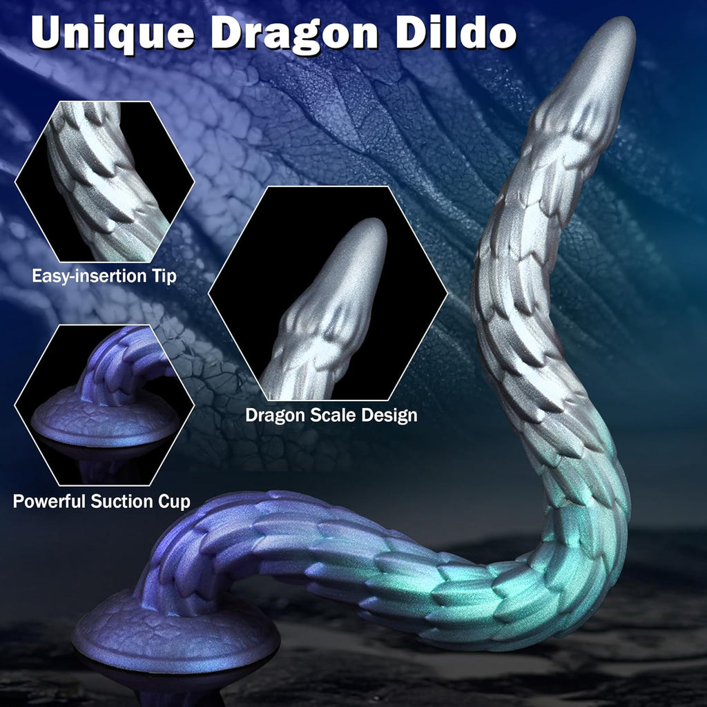 51CM Tentacle Long Soft Dragon Dildo