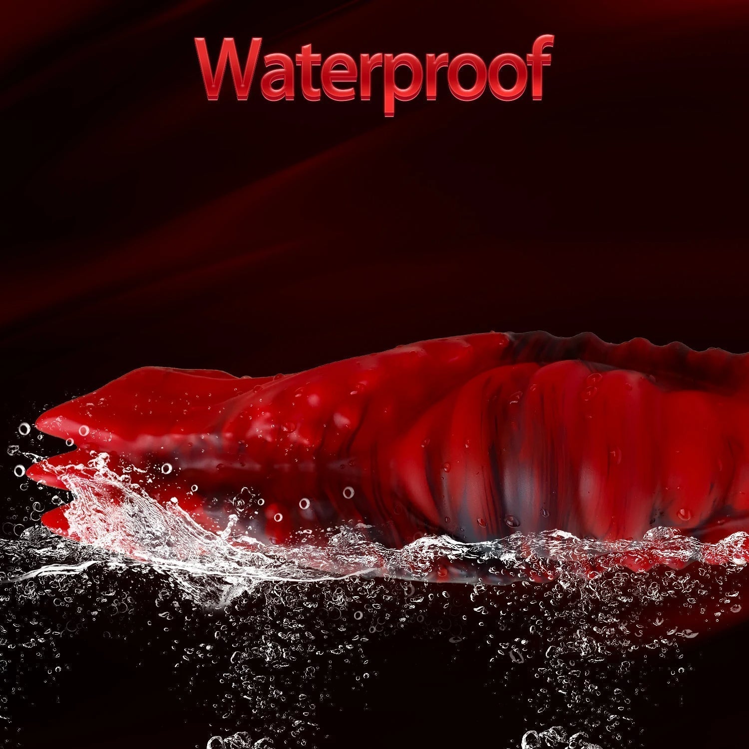 22 CM Rot Starker Saugnapf Silicone Dragon Dildo