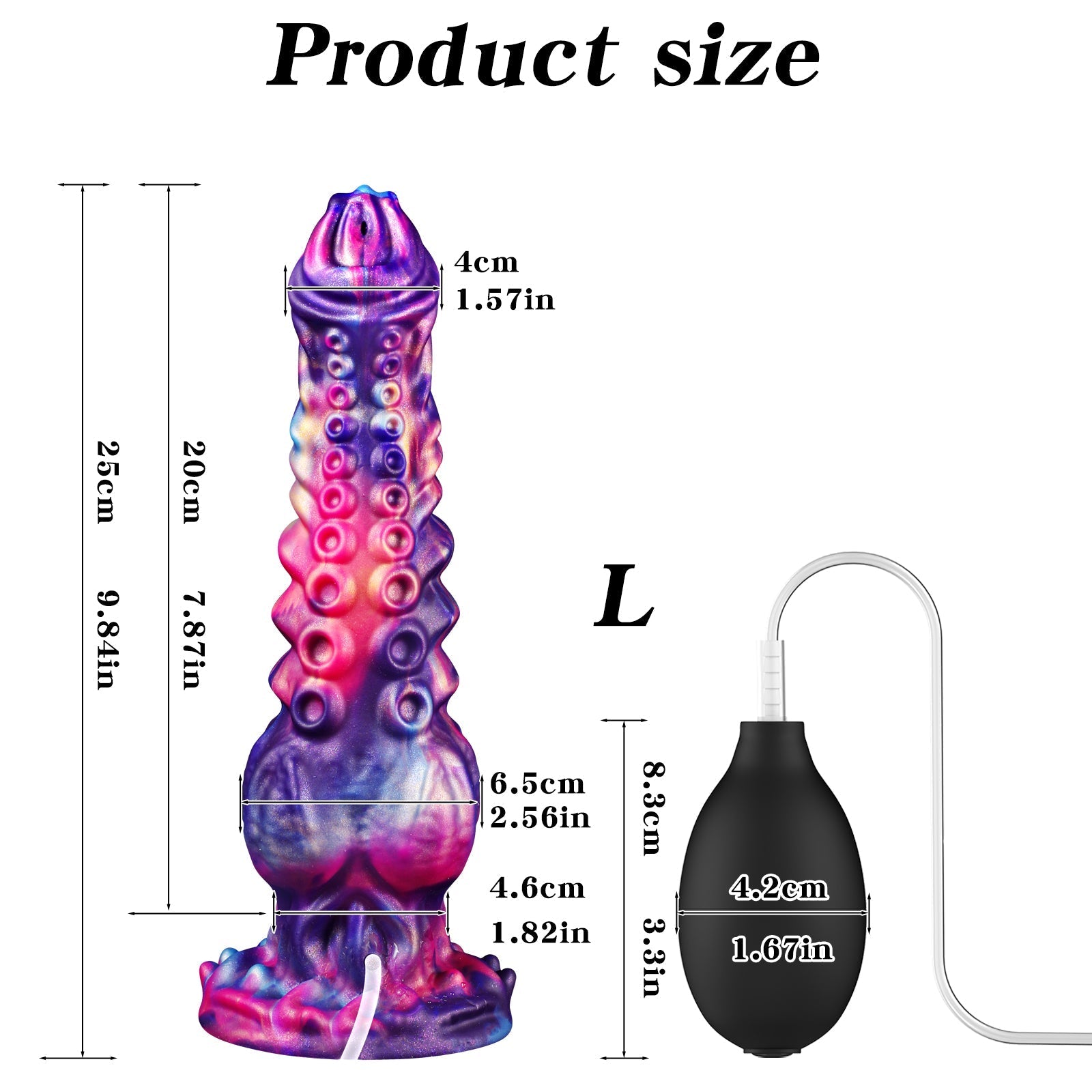 Fantasy Silicone Knotted Tentacle Squirtingdildo