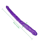 55 CM Lila Jelly Lesbian Double Dildo