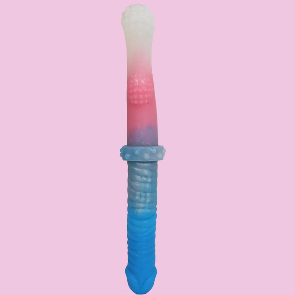 29 CM Bunt Soft Lesbian Long Doppeldildo
