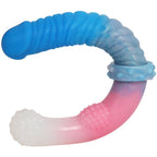 29 CM Bunt Soft Lesbian Long Doppeldildo