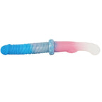 29 CM Bunt Soft Lesbian Long Doppeldildo