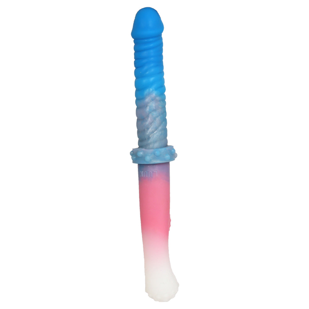 29 CM Bunt Soft Lesbian Long Doppeldildo