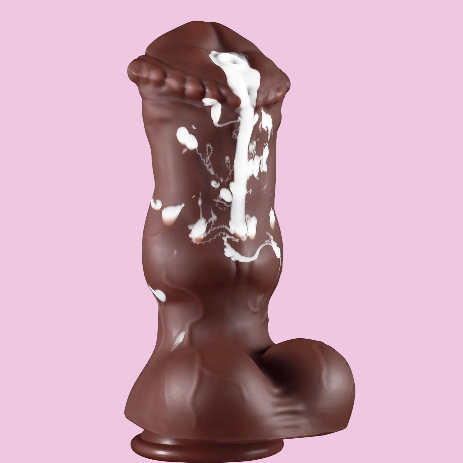 Knot Braun Thick Horse Dildo mit Venen