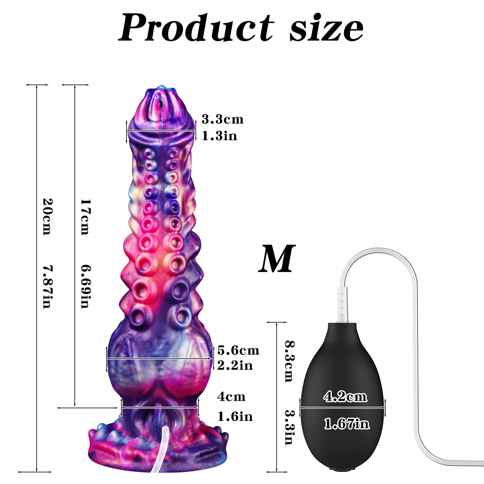 Fantasy Silicone Knotted Tentacle Squirtingdildo