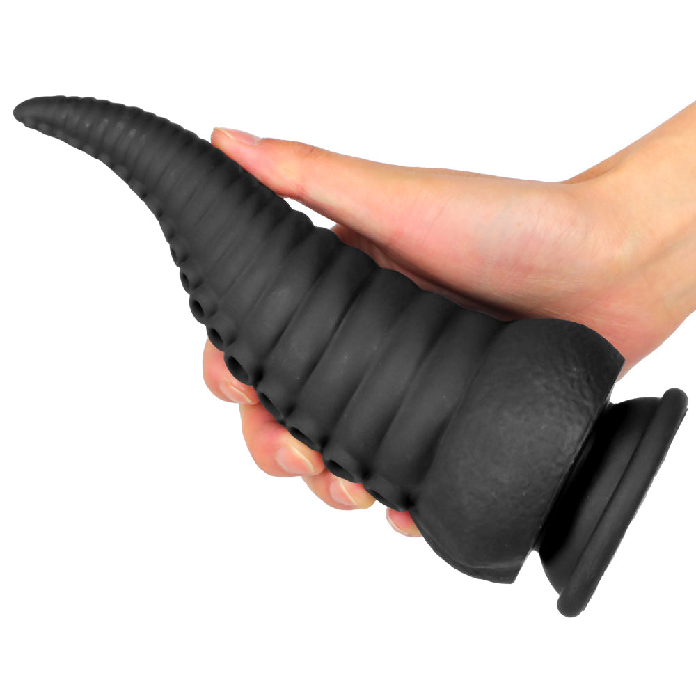 20 CM Schwarz Analpulg Thick Tentakel Dildo