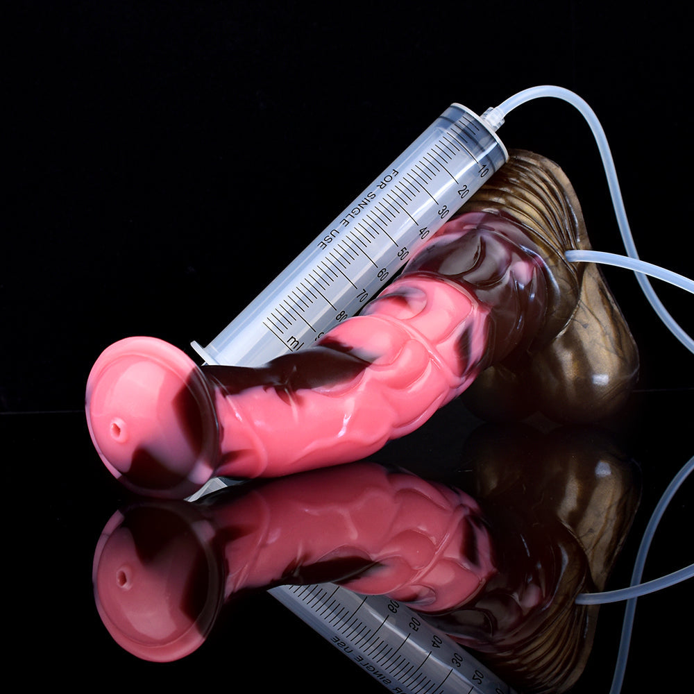27 CM Basis mit Ei Squirting Horsedildo