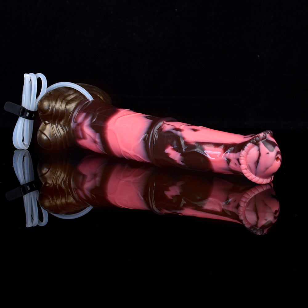 27 CM Gerade Horse Suction Cup Squirting Dildo