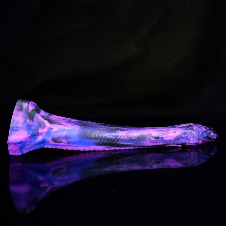 26CM Lila Schlanke Schlange Tentakel Dildo