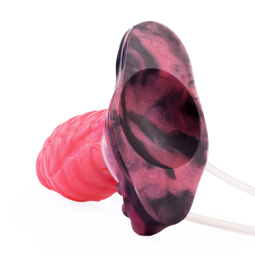 13  CM Rot Squirting Monster Aufblasbar Buttplug