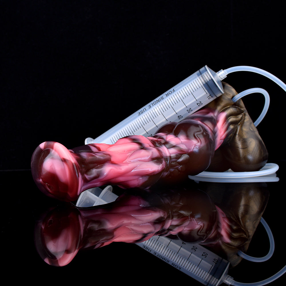 26 CM Squirting Fantasy Knot Horsedildo