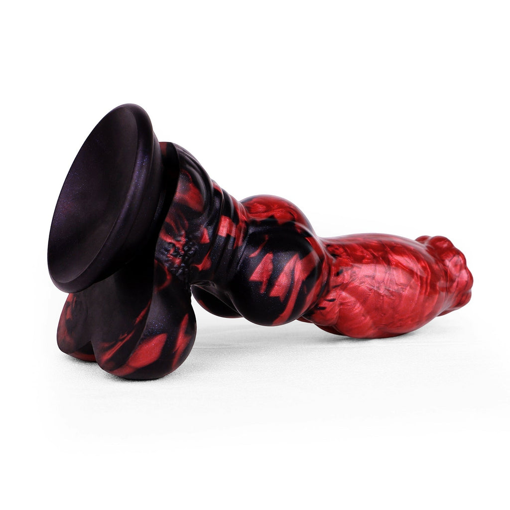 21 CM Animal Monster Knotted Silicone Hundedildo