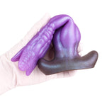 20 CM Lila Fantasy Aufblasbarer Dildo Ovipositor