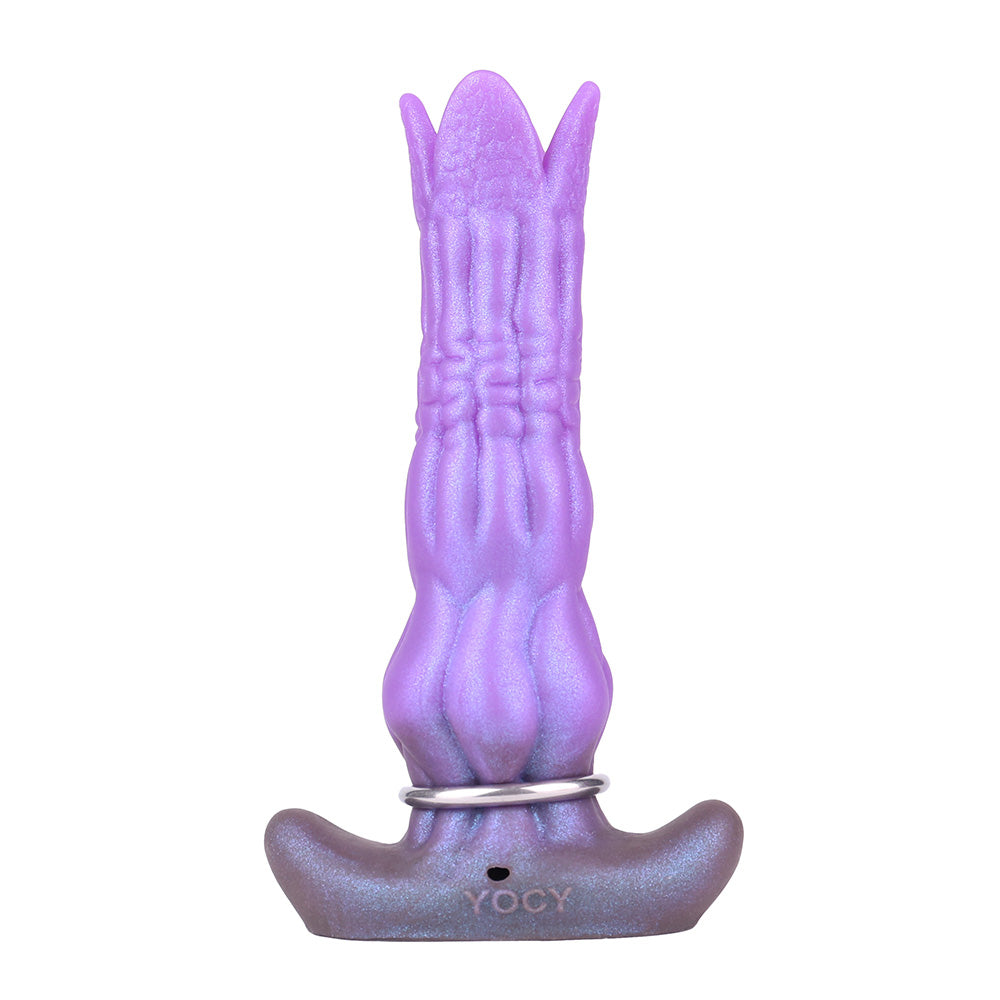 19,8 CM Lila Fantasy Aufblasbarer Dildo Ovipositor