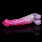 24 CM Silikon Pfirsich Fantasy Horsedildo