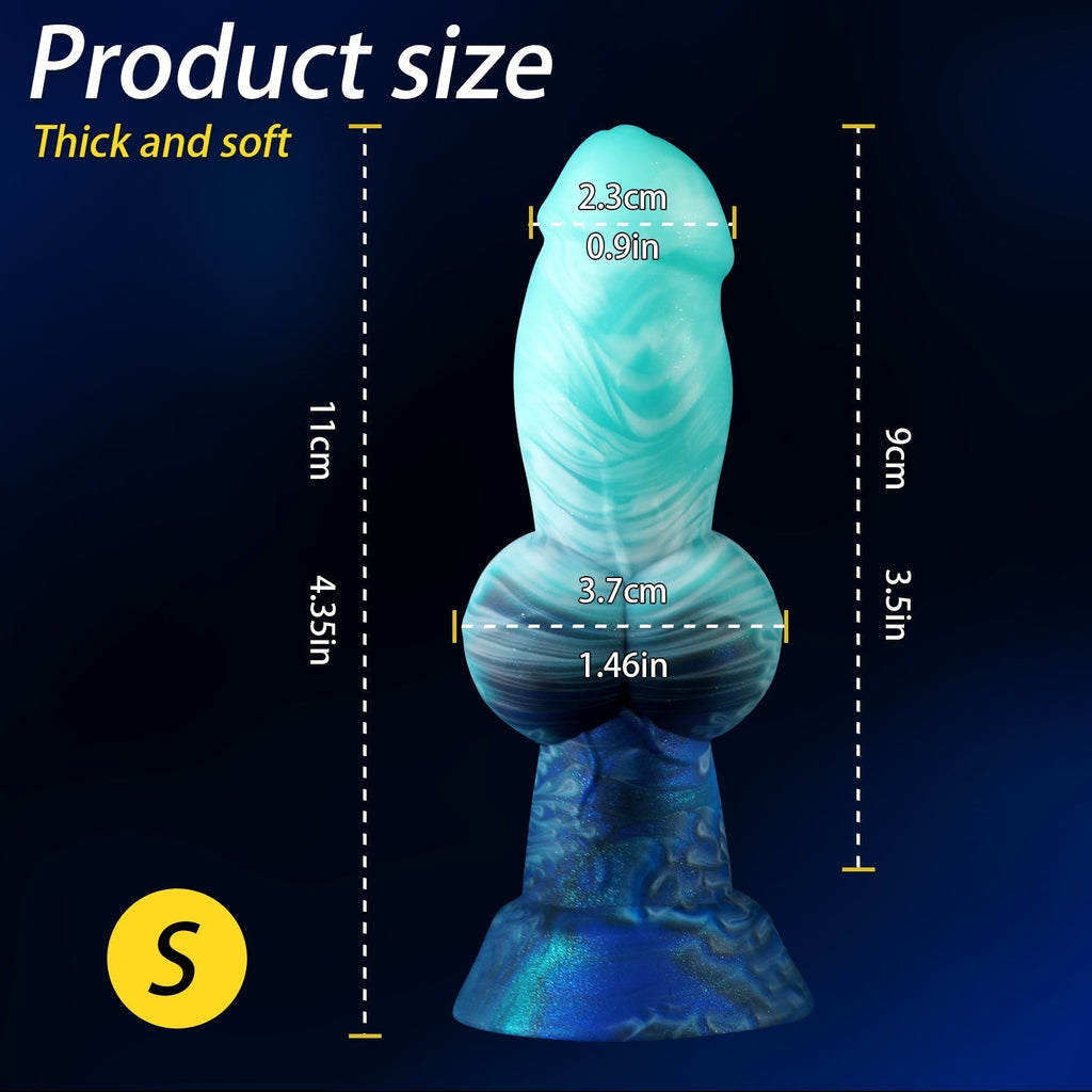 Anal Dildo Knotted Fantasy Silicone Buttplug