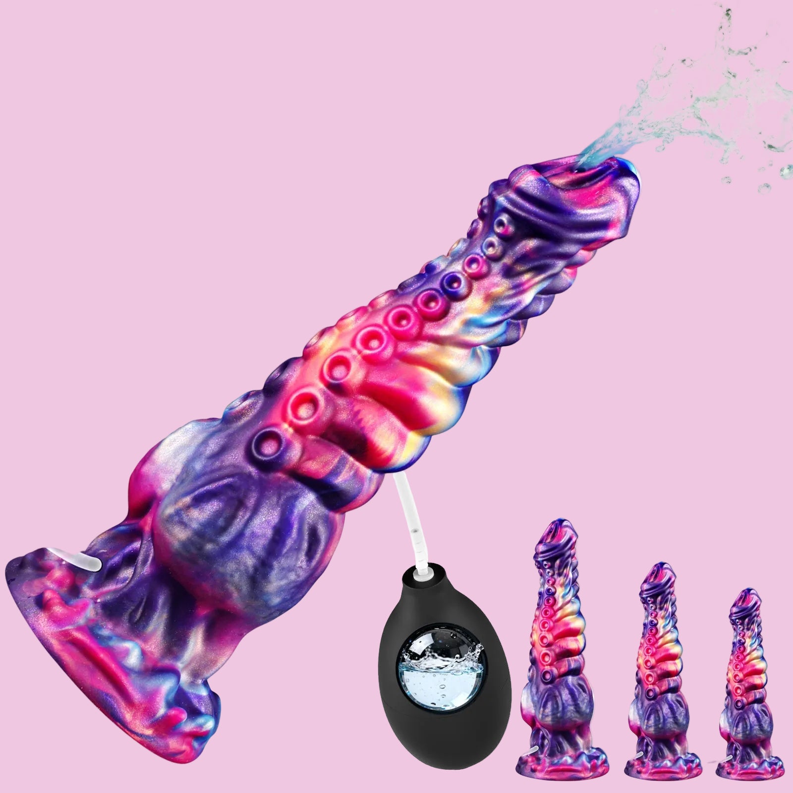 Fantasy Silicone Knotted Tentacle Squirtingdildo