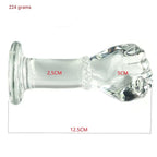 12 CM Mini Fisting Glasdildo Anal Plug