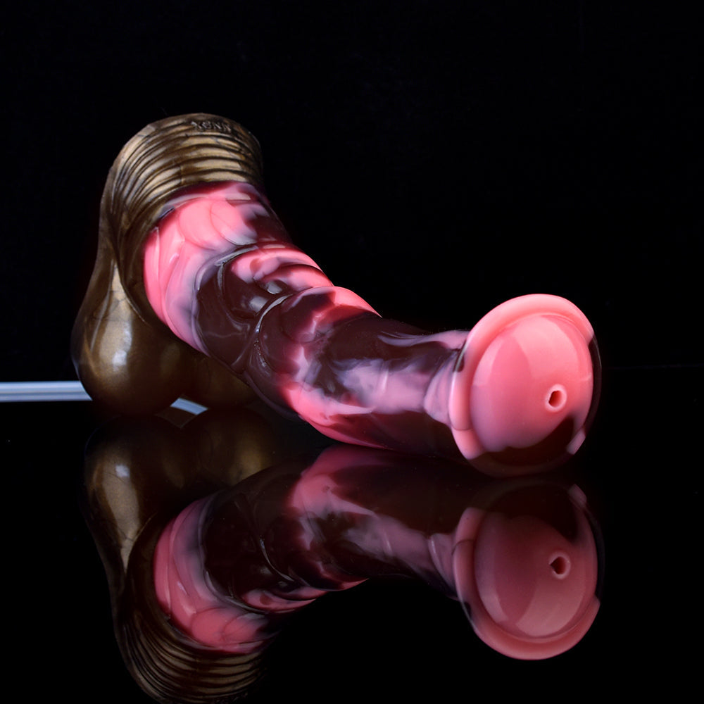 27 CM Basis mit Ei Squirting Horsedildo
