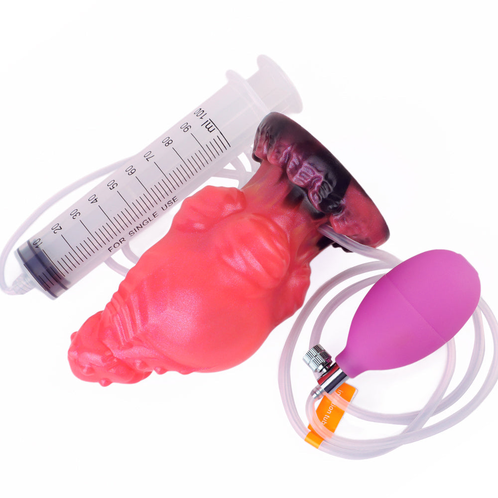 14  CM Squirting Knotted Aufblasbar Dragon Dildo