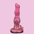 22 CM Dog Knot Vibrating Dildo Strap on