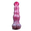 26 CM Verlaufendes Rosa Niedlich Horse Dildo