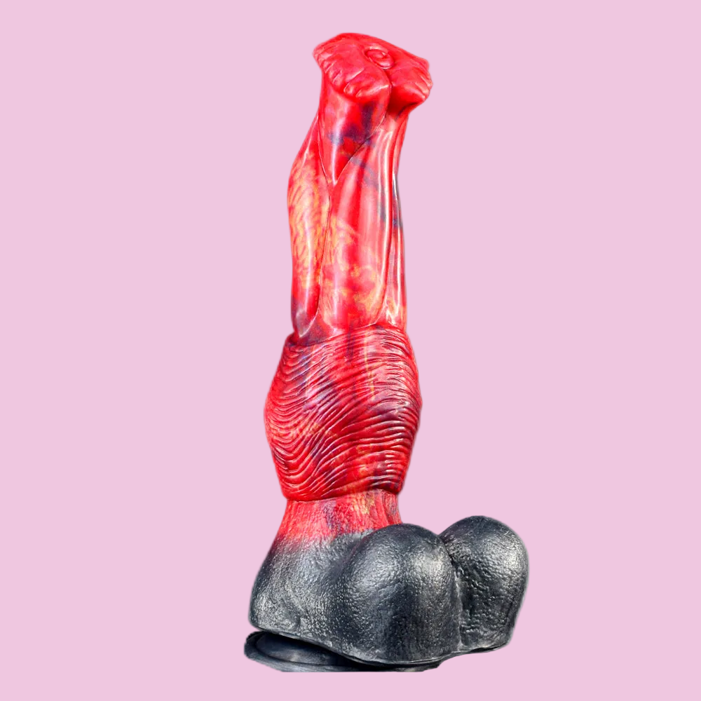 25 CM Rot Animal Gefälscht Groß Horsedildo