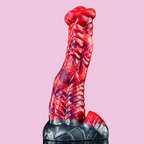 24 CM Rot Lava Monster Horsedildo