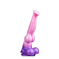 28,4 CM Rosa Knot Silicone Horse Dildo