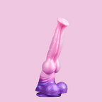 28 CM Rosa Knot Silicone Horse Dildo