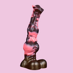 26 CM Länge Platinsilikon Knot Horsedildo