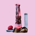 27 CM Basis mit Ei Squirting Horsedildo