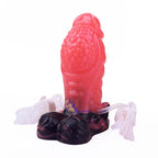 13 CM Rot Fantasy Aufblasbar Squirting Dragon Dildo