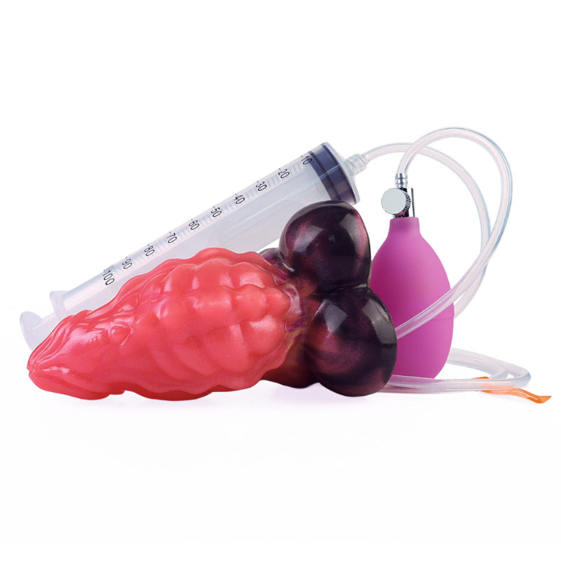 13 CM Rot Kurz Ejaculating Aufblasbarer Dragon Dildo